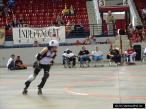 picture of skater for rollerderbytape.com