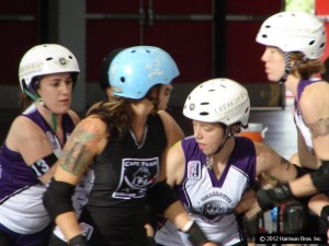 picture of rollergirls for rollerderbytape.com
