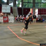 flat track roller derby skater